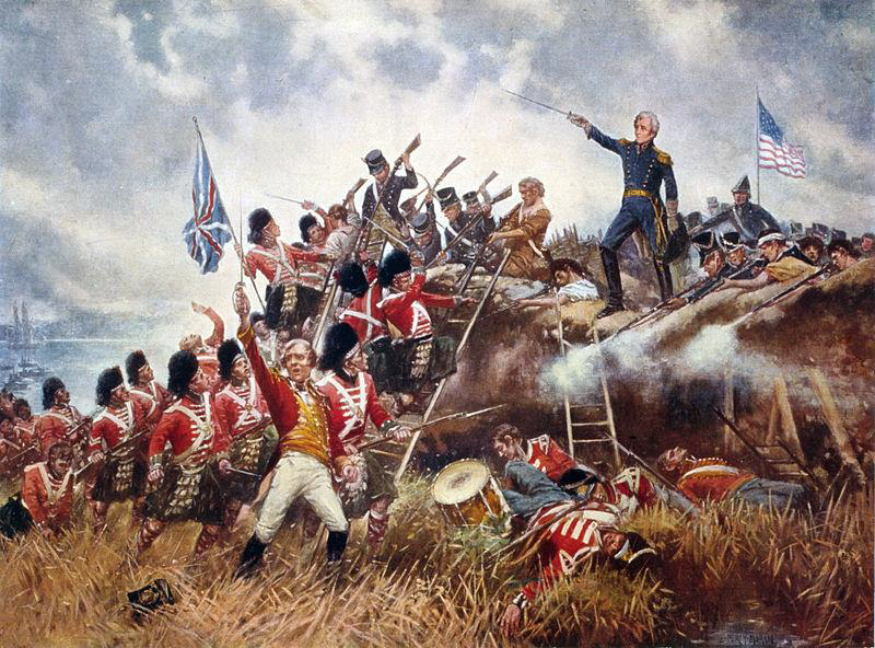 Andrew Jackson at the Battle of New Orleans