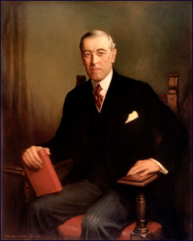 Official White House portrait of Woodrow Wilson